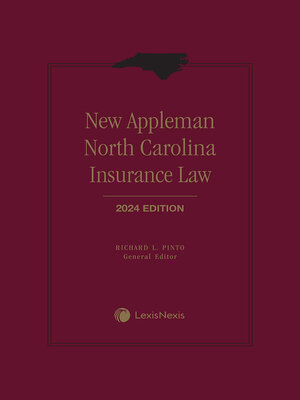 cover image of New Appleman North Carolina Insurance Law